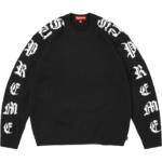 Old English Sleeves Sweater Black
