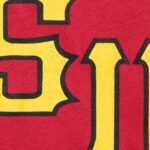 Cracked Spellout S/S Top Red - Image 3