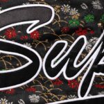Floral Jacquard Baseball Jersey Black - Image 2