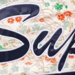 Floral Jacquard Baseball Jersey White - Image 3