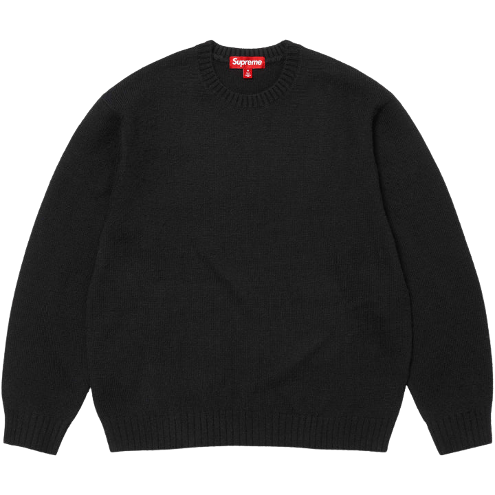 Pilled Sweater Black front Pilled Sweater Black - Image 1