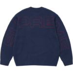 Pilled Sweater Navy - Image 2