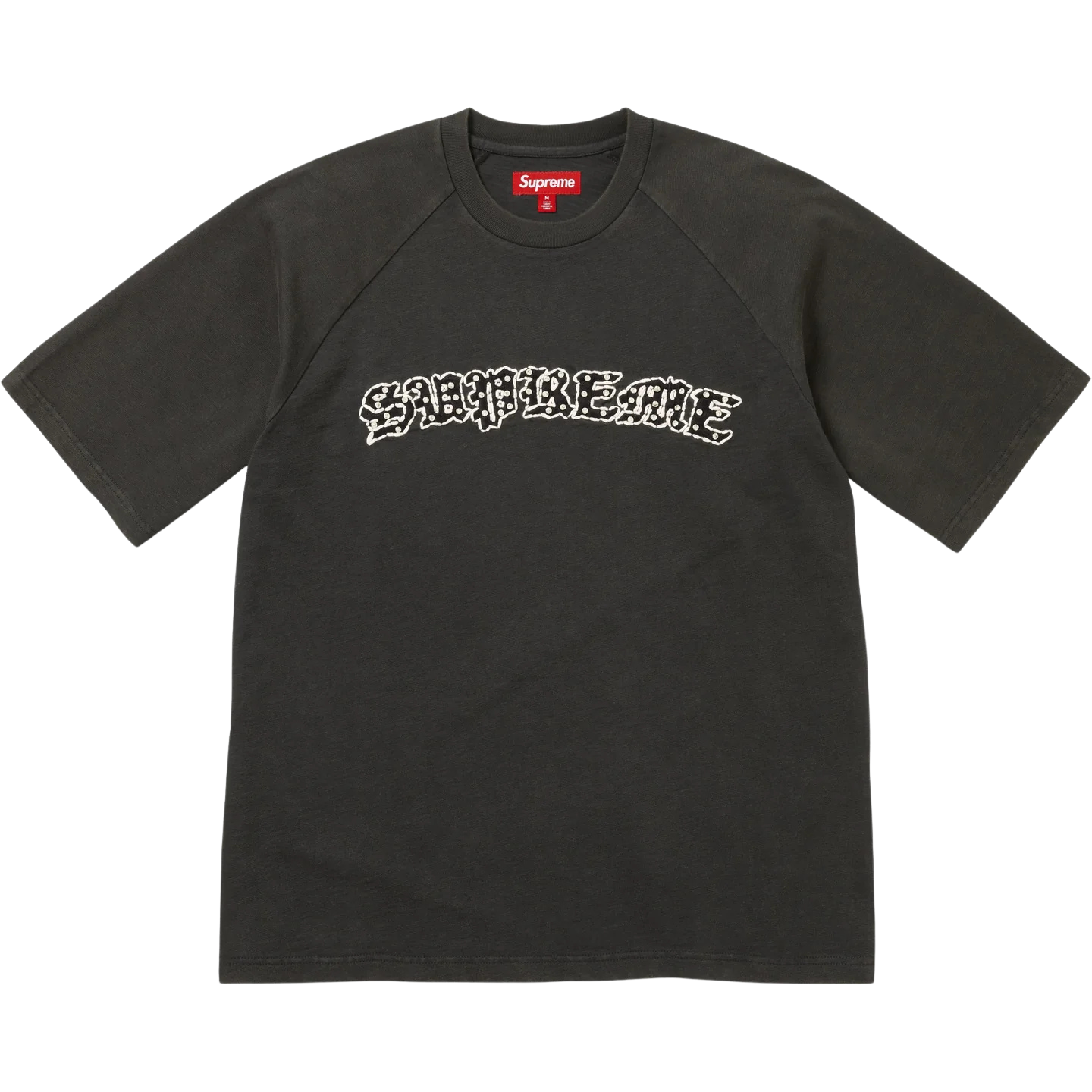 Rhinestone Raglan SS Top Black Rhinestone Raglan S/S Top Black - Image 1