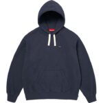 Small Box Drawcord Hooded Sweatshirt Navy