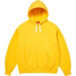 Small Box Drawcord Hooded Sweatshirt Yellow