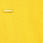 Supreme Small Box Drawcord Yellow Hoodie - Image 2