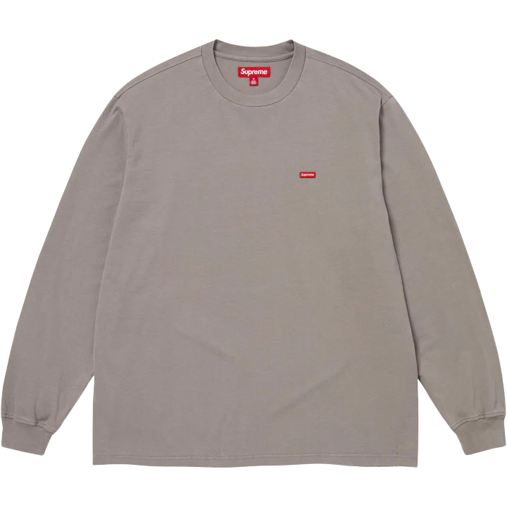 Small Box Long Sleeve Tee Grey Small Box Long Sleeve Tee Grey - Image 1