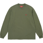 Small Box Long Sleeve Tee  Dark Olive