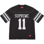 Studded S/S Football Top Black