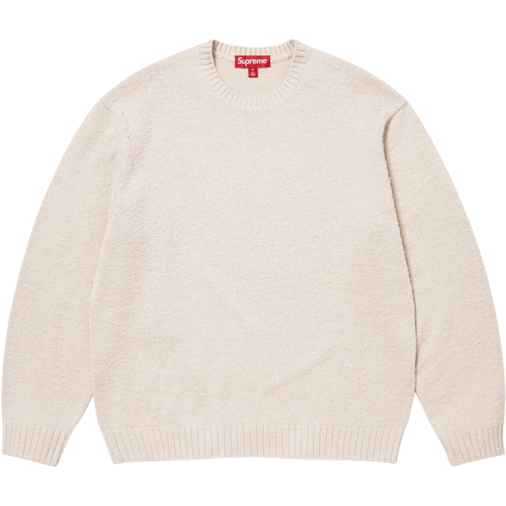 Supreme Pilled Sweater Front Pilled Sweater Stone - Image 1